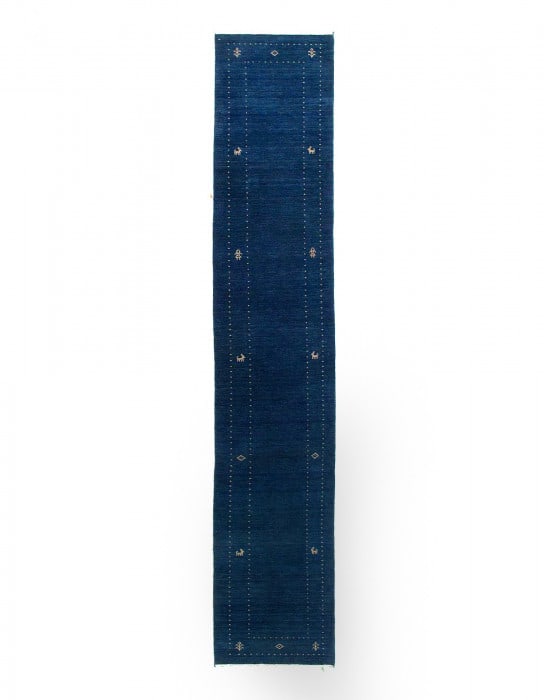 Fine Hand Knotted Persian Gabbeh Design Runner 2'7'' X 19'9'': Fine Hand Knotted Persian Gabbeh Design Runner 2'7'' X 19'9'' - New, Gabbeh, Hand-Loomed, Lamb's Wool, 300 -D12392- 862.This item is part of our fine auction collection which includes many fine home a