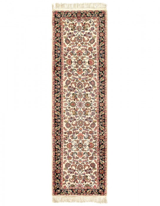 Ivory Color fine Hand Knotted Tabriz runner 2'3"X 8': Ivory Color fine Hand Knotted Tabriz runner 2'3"X 8' - New, Tabriz, Hand-Knotted, Wool, 300 -17984- 862.This item is part of our fine auction collection which includes many fine home accessories inclu