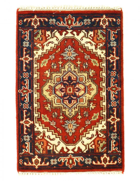 Fine Hand Knotted Persian serapi design 2' X 3': Fine Hand Knotted Persian serapi design 2' X 3' - New, Serapi, Hand-Knotted, Lamb's Wool, 300 -D09073- 862.This item is part of our fine auction collection which includes many fine home accessories in