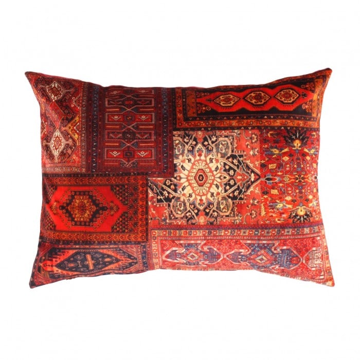 Traditional Persian Velvet Pillow 18" X 26": Traditional Persian Velvet Pillow 18" X 26" - New, Patchwork, N/A, Velvet Silk, 300 -IR 120- 862.This item is part of our fine auction collection which includes many fine home accessories including an