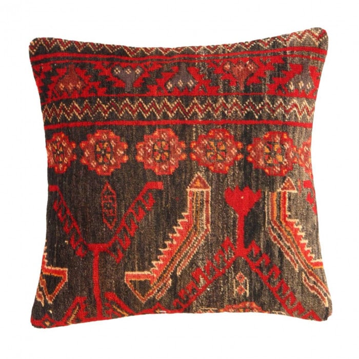 Vintage Turkish Pasargad Hand Knotted Pillow 16'': Vintage Turkish Pasargad Hand Knotted Pillow 16'' - New, Turkish, Hand-made, Lamb's Wool, 300 -K 171- 862.This item is part of our fine auction collection which includes many fine home accessories inc