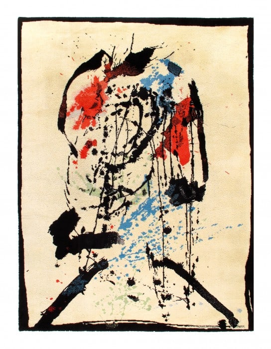 Vintage Scandinavian EGE Art Line Robert Jacobsen Rug 8' X 11': Vintage Scandinavian EGE Art Line Robert Jacobsen Rug 8' X 11' - circa 1880, Modern, Machine-Made, Lamb's Wool, 300 -D11066- 862.This item is part of our fine auction collection which includes many fi