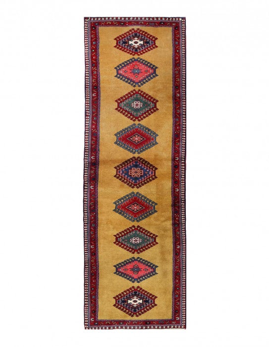 Fine Hand knotted Persian Yalameh runner 2'1"X7'4": Fine Hand knotted Persian Yalameh runner 2'1"X7'4" - NEW, Yalameh, Hand-Knotted, Lamb's Wool, 300 -D14021- 862.This item is part of our fine auction collection which includes many fine home accessorie