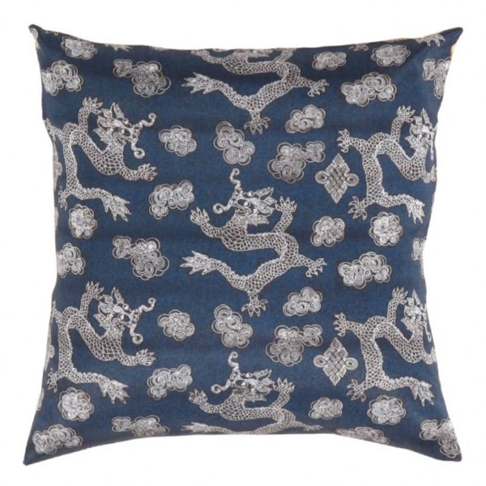 Pasargad Turkish Fine Silk Style Pillow - 16'' X 16'': Pasargad Turkish Fine Silk Style Pillow - New, Ikat, Hand-Woven, Pure Silk, 300 -PPS13- 862.This item is part of our fine auction collection which includes many fine home accessories including antique