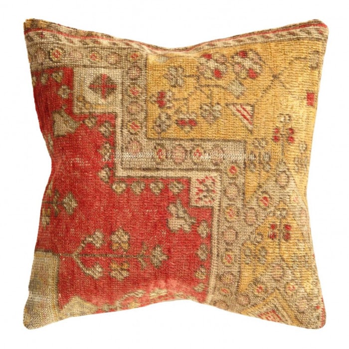 Vintage Turkish Pasargad Hand Knotted Pillow 20'': Vintage Turkish Pasargad Hand Knotted Pillow 20'' - New, Turkish, Hand-made, Lamb's Wool, 300 -K 189- 862.This item is part of our fine auction collection which includes many fine home accessories inc