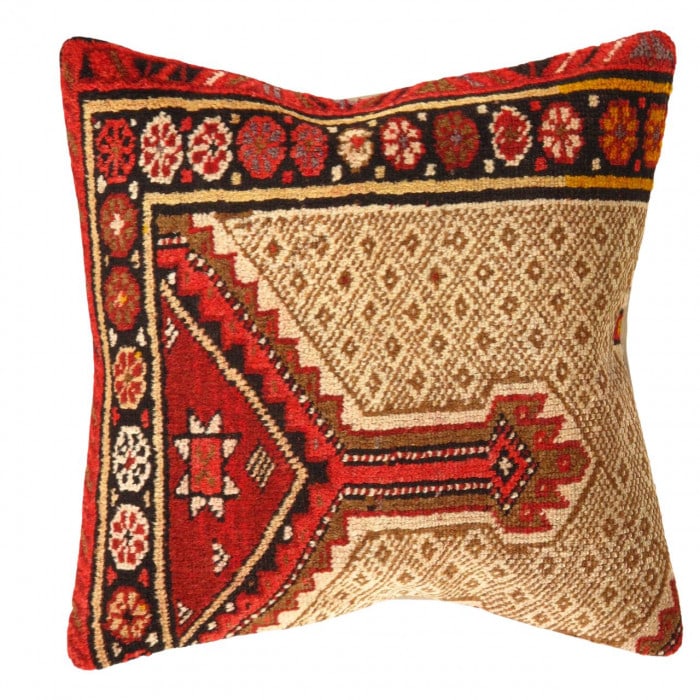 Vintage Turkish Pasargad Hand Knotted Pillow 20'': Vintage Turkish Pasargad Hand Knotted Pillow 20'' - New, Turkish, Hand-made, Lamb's Wool, 300 -K 192- 862.This item is part of our fine auction collection which includes many fine home accessories inc