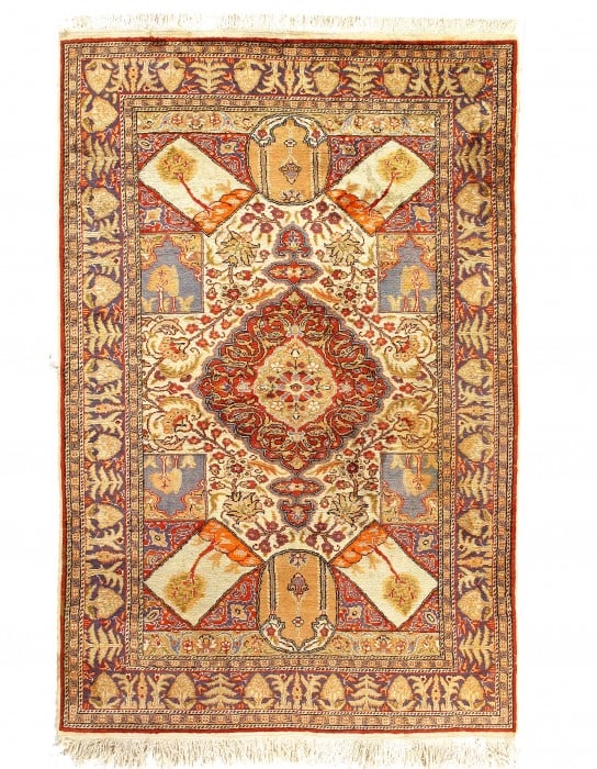 Fine Hand Knotted turkish Antique rug 4' X 6'3'': Fine Hand Knotted turkish Antique rug 4' X 6'3'' - 1920, Turkish, Hand-Knotted, Lamb's Wool, 300 -D11612- 862.This item is part of our fine auction collection which includes many fine home accessories