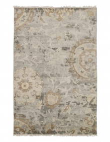 Ivory Fine Hand Knotted Modern rug 5'9'' X 8'11'' (1 of 4)