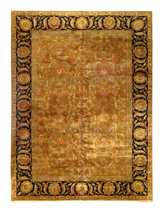 Fine Hand Knotted Agra rug 10'4'' X 13'11'': Fine Hand Knotted Agra rug 10'4'' X 13'11'' - New, Agra, Hand-Knotted, Lamb's Wool, 300 -24651- 862.This item is part of our fine auction collection which includes many fine home accessories including