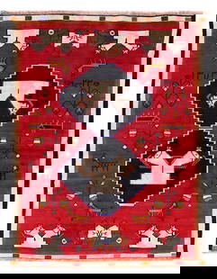 Animal Pictorial Hand Knotted Rug 5' X 6'.1": Animal Pictorial Hand Knotted Rug 5' X 6'.1" - NEW, Animal, Hand-Knotted, Lamb's Wool, 300 -D13796- 862.This item is part of our fine auction collection which includes many fine home accessories