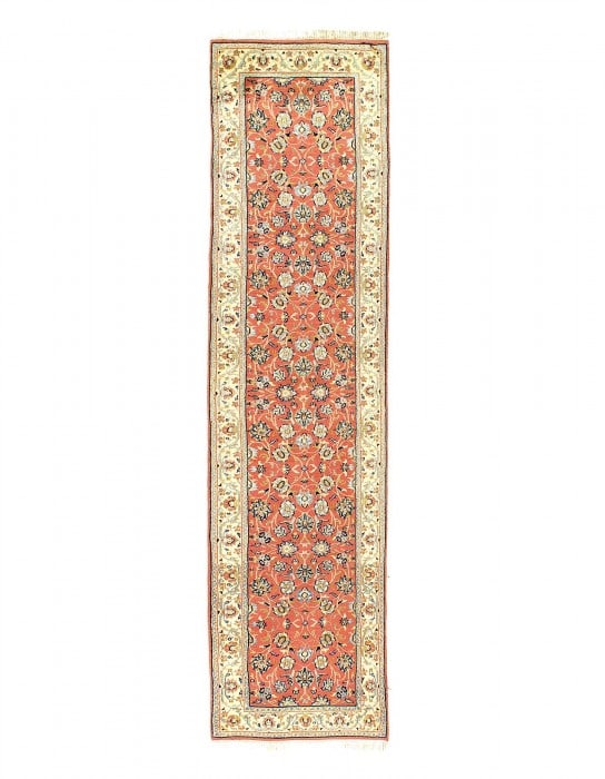 Fine Hand Knotted Persian Kashan Design runner 2'6'' X 10': Fine Hand Knotted Persian Kashan Design runner 2'6'' X 10' - New, Kashan, Hand-Knotted, Lamb's Wool, 300 -15621- 862.This item is part of our fine auction collection which includes many fine home acce