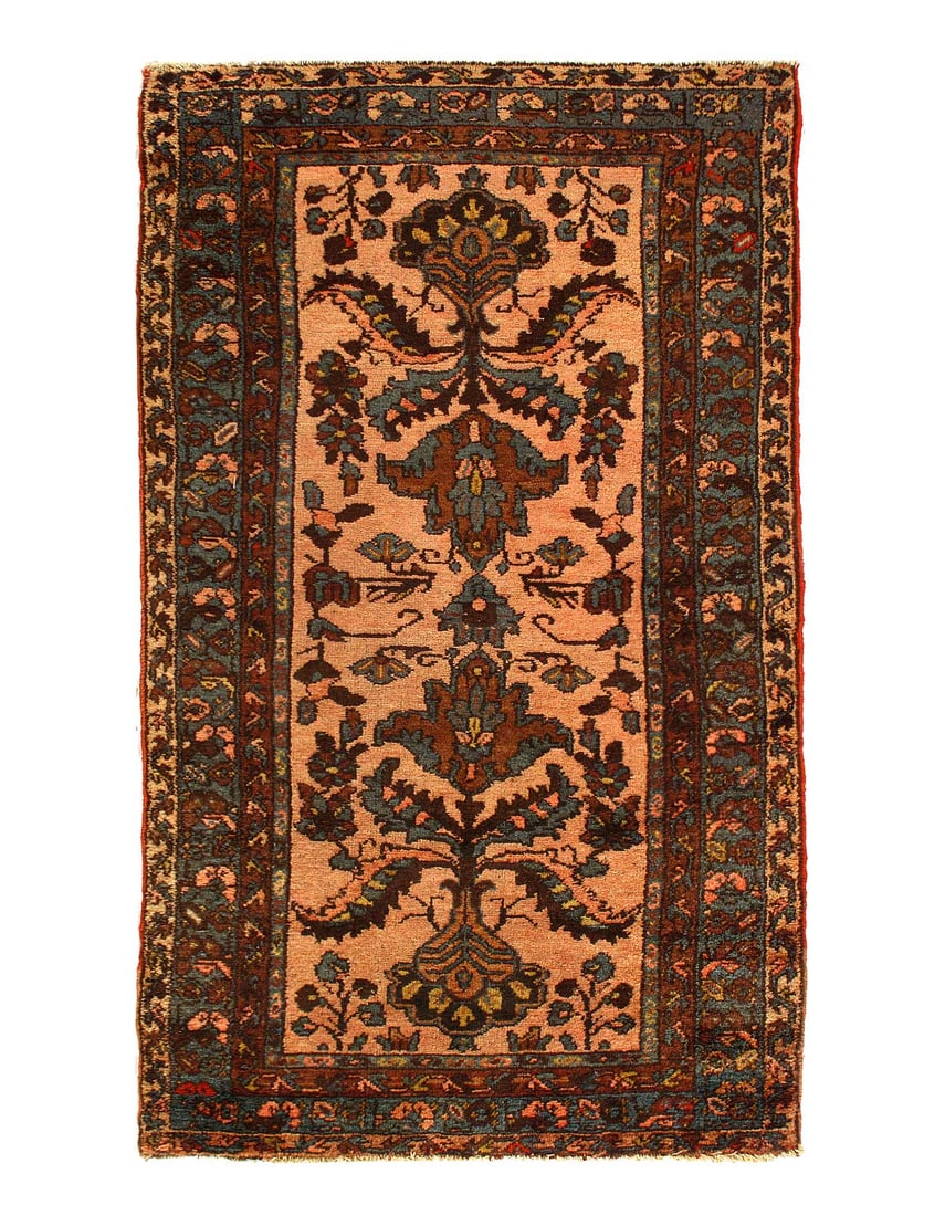 Persian Antique Hamadan rug 3'8'' X 6'6'': Persian Antique Hamadan rug 3'8'' X 6'6'' - Circa 1920, Hamadan, Hand-Knotted, Lamb's Wool, 300 -D12515- 862.This item is part of our fine auction collection which includes many fine home accessories