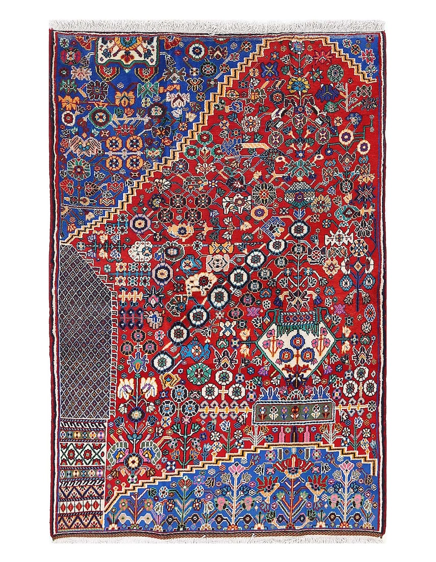 Fine Hand knotted Persian Antique Afshar 4'3'' X 6'9'': Fine Hand knotted Persian Antique Afshar 4'3'' X 6'9'' - circa 1940, Afshar, Hand-Knotted, Lamb's Wool, 300 -D13353- 862.This item is part of our fine auction collection which includes many fine home