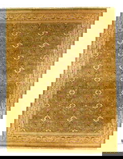 Fine Hand Knotted Augra 12'1"X 15'7": Fine Hand Knotted Augra 12'1"X 15'7" - NEW, Agra, Hand-Knotted, Lamb's Wool, 300 -24465- 862.This item is part of our fine auction collection which includes many fine home accessories including