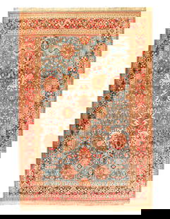 Fine Hand Knotted Augra Rug 12' X 14'9": Fine Hand Knotted Augra Rug 12' X 14'9" - NEW, Agra, Hand-Knotted, Lamb's Wool, 300 -D03114- 862.This item is part of our fine auction collection which includes many fine home accessories including
