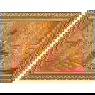 Fine Hand Knotted Vintage Tapestery 25" X 34": Fine Hand Knotted Vintage Tapestery 25" X 34" - N/A, italian, N/A, Lamb's Wool, 300 -D14971- 862.This item is part of our fine auction collection which includes many fine home accessories including