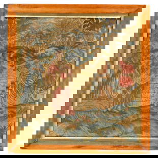 17th Century Antique French Silk and Wool Renaissance Tapestry 21"X 22": 17th Century Antique French Silk and Wool Renaissance Tapestry 21"X 22" - N/A, French, N/A, Lamb's Wool, 300 -D14973- 862.This item is part of our fine auction collection which includes many fine home