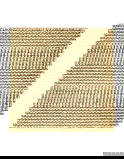 Modern Hand-made Indo Rug 2'X 2': Modern Hand-made Indo Rug 2'X 2' - NEW, Modern, Hand-Knotted, Lamb's Wool, 300 -D08486- 862.This item is part of our fine auction collection which includes many fine home accessories including