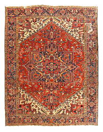 Persian Antique Serapi 8'8'' X 11'4''