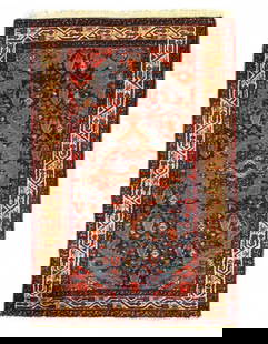 Persian Antique Hamadan rug 2'6'' X 4': Persian Antique Hamadan rug 2'6'' X 4' - 1900, Hamadan, Hand-Knotted, Lamb's Wool, 300 -D11904- 862.This item is part of our fine auction collection which includes many fine home accessories including