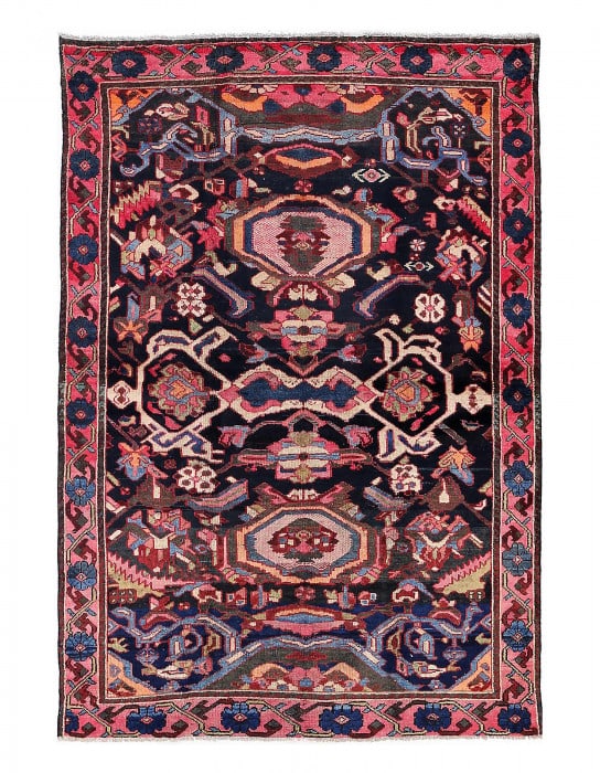 Persian Antique Hamadan rug 4'3"X 6'7": Persian Antique Hamadan rug 4'3"X 6'7" - CIRCA 1940, Hamadan, Straight-Wooven, Lamb's Wool, 300 -D13621- 862.This item is part of our fine auction collection which includes many fine home accessories