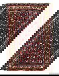 Antique Caucasian Kazak 3'11'' x 6': Antique Caucasian Kazak 3'11'' x 6' - Circa 1880, Kazak, Hand-Knotted, Lamb's Wool, 300 -D11740- 862.This item is part of our fine auction collection which includes many fine home accessories includin