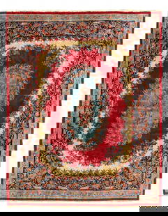 Fine Hand Knotted Persain Vintage Kerman rug 7'11'' X 9'11'': Fine Hand Knotted Persain Vintage Kerman rug 7'11'' X 9'11'' - 1980, kerman, Hand-Knotted, Lamb's Wool, 300 -D12443- 862.This item is part of our fine auction collection which includes many fine home