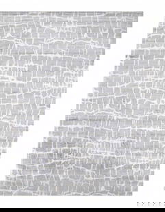 Gray Color Fine Hand Knotted Modern Rug 9' X 12'2'': Gray Color Fine Hand Knotted Modern Rug 9' X 12'2'' - New, Modern, Hand-Knotted, V. Silk, 300 -D05737- 862.This item is part of our fine auction collection which includes many fine home accessories in