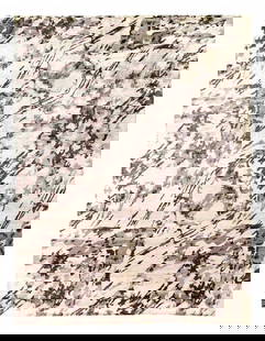 Gray Color Fine Hand Knotted Modern Rug 9' X 12': Gray Color Fine Hand Knotted Modern Rug 9' X 12' - New, Modern, Hand-Knotted, V. Silk, 300 -D05666- 862.This item is part of our fine auction collection which includes many fine home accessories inclu