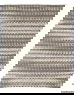 Multi Color Fine Hand Knotted Modern Rug 9' X 12': Multi Color Fine Hand Knotted Modern Rug 9' X 12' - New, Modern, Hand-Knotted, Lamb's Wool, 300 -D09345- 862.This item is part of our fine auction collection which includes many fine home accessories