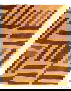 Fine Hand knotted Modern rug 8' X 10'2'': Fine Hand knotted Modern rug 8' X 10'2'' - New, Modern, Hand-Knotted, Lamb's Wool, 300 -31355- 862.This item is part of our fine auction collection which includes many fine home accessories including