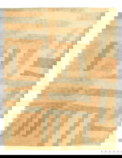 Fine Hand Knotted Modern Rug 8' X 10': Fine Hand Knotted Modern Rug 8' X 10' - New, Modern, Hand-Knotted, Lamb's Wool, 300 -31350- 862.This item is part of our fine auction collection which includes many fine home accessories including ant