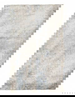 Modern Hand-made Bamboo Silk Indo Rug - 2' x 3' (other sizes available by order): Modern Hand-made Bamboo Silk Indo Rug - 2' x 3' (other sizes available by order) - New, Modern, Hand-Knotted, Bamboo Silk, 300 -D10903- 862.This item is part of our fine auction collection which inclu