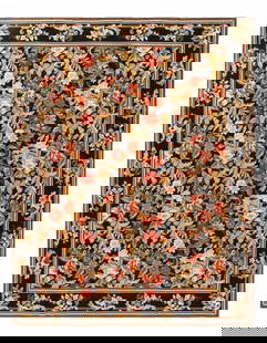 Multi Color  Fine Hand Knotted Abusson Rug 8' X 10': Multi Color Fine Hand Knotted Abusson Rug 8' X 10' - New, Abussan, Hand-Knotted, Flat Weave, 300 -15563- 862.This item is part of our fine auction collection which includes many fine home accessories