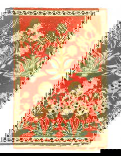 Antique Aubusson Rug 2' X 2'11'': Antique Aubusson Rug 2' X 2'11'' - Late 19th century, Abussan, Hand-Knotted, Flat Weave, 300 -D11964- 862.This item is part of our fine auction collection which includes many fine home accessories inc