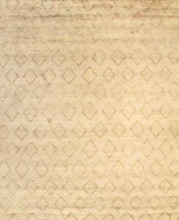 Beige Moroccon 8' X 10': Beige Moroccon 8' X 10' - New, Moroccan, Hand-Knotted, Lamb's Wool, 300 -D06669- 862.This item is part of our fine auction collection which includes many fine home accessories including antique rugs,