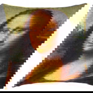 Pasargad velvet Throw Pillow 16'' X 16": Pasargad velvet Throw Pillow 16'' X 16" - New, Tapestry Pillow, Handmade , Velvet Silk, 300 -TIR 341- 862.This item is part of our fine auction collection which includes many fine home accessories inc