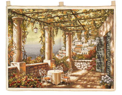 Flemish Wall Tapestry 2'4'' X 3'9'': Flemish Wall Tapestry 2'4'' X 3'9'' - New, All Over, N/A, Cotton, 300 -D11785- 862.This item is part of our fine auction collection which includes many fine home accessories including antique rugs, vi