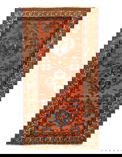 Persian Antique Hamadan rug 3'3"X 6'1": Persian Antique Hamadan rug 3'3"X 6'1" - CIRCA 1920, Hamadan, Hand-Knotted, Lamb's Wool, 300 -D11803- 862.This item is part of our fine auction collection which includes many fine home accessories inc