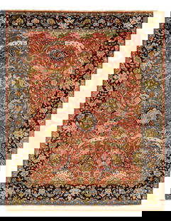 Rust Indian Serapi 8' X 10': Rust Indian Serapi 8' X 10' - New, Isphana, Hand-Knotted, Lamb's Wool, 300 -D09294- 862.This item is part of our fine auction collection which includes many fine home accessories including antique rug
