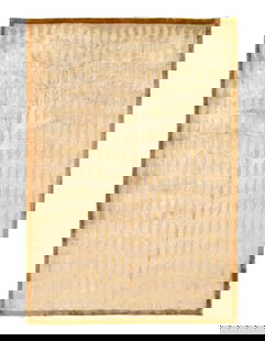 Fine Hand Knotted Pure silk Modern rug 5'5"X 8': Fine Hand Knotted Pure silk Modern rug 5'5"X 8' - NEW, Modern, Hand-Knotted, Pure Silk, 300 -37182- 862.This item is part of our fine auction collection which includes many fine home accessories inclu