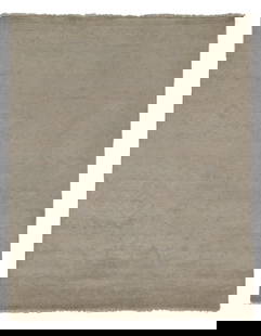 One-of-a-Kind  Oushak Hand-Knotted Wool Gray Area Rug - 7'9" X 9'9": One-of-a-Kind Oushak Hand-Knotted Wool Gray Area Rug - 7'9" X 9'9" - New, Modern, Hand-Knotted, Lamb's Wool, 300 -D09007- 862.This item is part of our fine auction collection which includes many fine