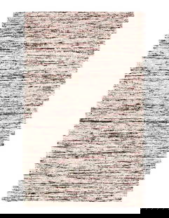 Contemporary Flat Weave Sari Silk 6'X 9': Contemporary Flat Weave Sari Silk 6'X 9' - NEW, Modern, Hand-Woven, sari Silk, 300 -D10665- 862.This item is part of our fine auction collection which includes many fine home accessories including ant