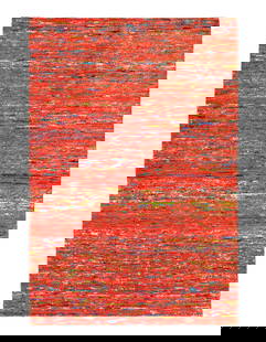 Fine Hand knotted Modern Rug 4' X 6': Fine Hand knotted Modern Rug 4' X 6' - New, Modern, Hand-Knotted, V. Silk, 300 -D07963- 862.This item is part of our fine auction collection which includes many fine home accessories including antique