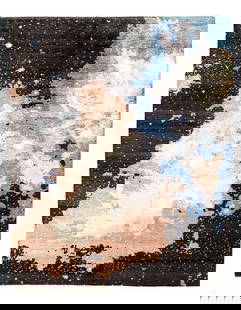 Fine Hand Knotted V.silk Modern rug 7'11'' X 9'9'': Fine Hand Knotted V.silk Modern rug 7'11'' X 9'9'' - New, Modern, Hand-Knotted, V. Silk, 300 -D12229- 862.This item is part of our fine auction collection which includes many fine home accessories inc