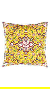 Traditional Velvet Pillow 16"x16": Traditional Velvet Pillow 16"x16" - New, Traditional, Handmade , Velvet Silk, 300 -TIR 334- 862.This item is part of our fine auction collection which includes many fine home accessories including ant