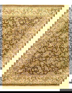 Fine Hand Knotted Persian Tabriz design 8' X 9'9'': Fine Hand Knotted Persian Tabriz design 8' X 9'9'' - New, Tabriz, Hand-Knotted, Wool on Cotton, 300 -30651- 862.This item is part of our fine auction collection which includes many fine home accessori