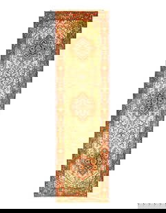 Fine Hand Knotted Persian Serapi design runner 2'11'' X 10'2'': Fine Hand Knotted Persian Serapi design runner 2'11'' X 10'2'' - New, Serapi, Hand-Knotted, Lamb's Wool, 300 -D04078- 862.This item is part of our fine auction collection which includes many fine home