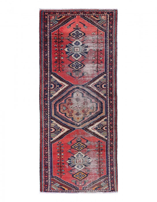 Persian Antique Sarab runner 3'5"X 9'2": Persian Antique Sarab runner 3'5"X 9'2" - CIRCA 1920, Sarab, Hand-Knotted, Lamb's Wool, 300 -D13623- 862.This item is part of our fine auction collection which includes many fine home accessories incl