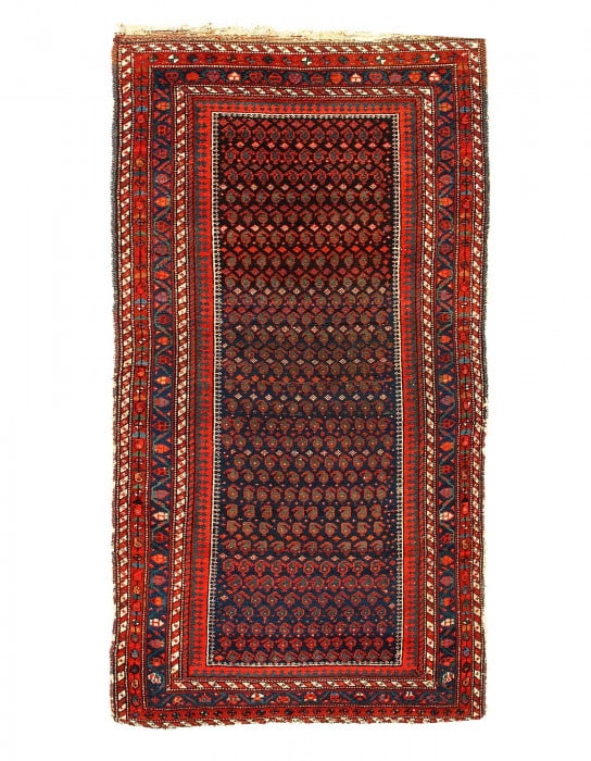 Persian Antique Hamadan rug 3'10"x7'2": Persian Antique Hamadan rug 3'10"x7'2" - circa 1920, Hamadan, Hand-Knotted, Lamb's Wool, 300 -D14515- 862.This item is part of our fine auction collection which includes many fine home accessories inc